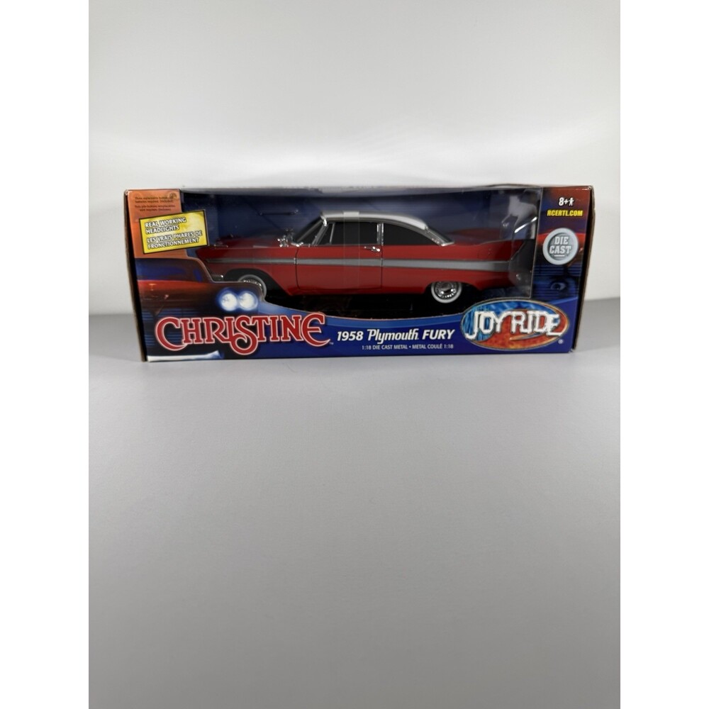 ERTL JOY RIDE 1958 PLYMOUTH FURY CHRISTINE 1:18 DIECAST MODEL CAR